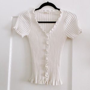 Eesome // Y2K White top